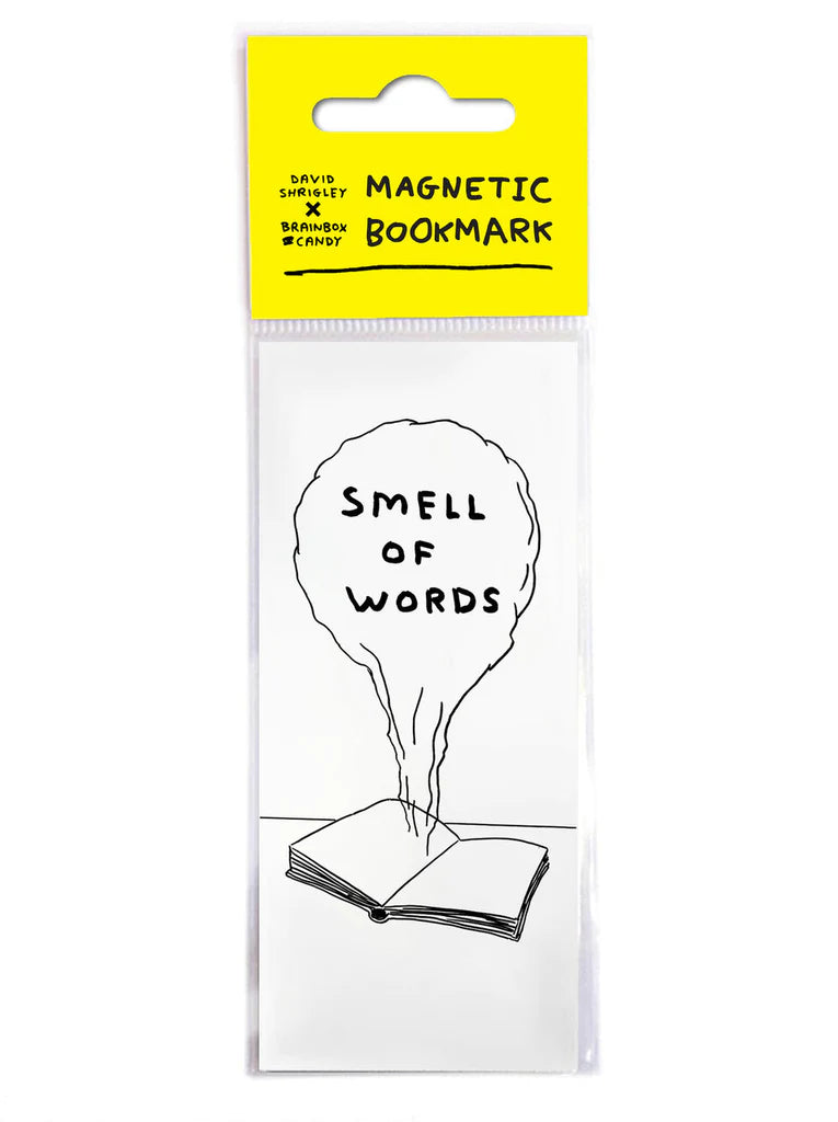 David Shrigley Magnetic Bookmark - Smell of Words