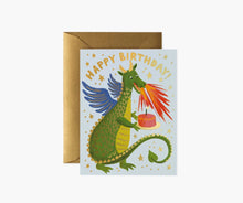 Load image into Gallery viewer, Birthday Dragon Card by Rifle Paper Co.

