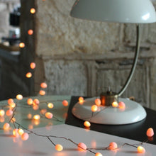 Load image into Gallery viewer, Teardrop Peach Light String - Mains Operated
