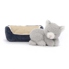 Load image into Gallery viewer, Napping Nipper Cat by Jellycat
