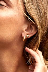 Estella Bartlett Gold Buttercup Ear Studs With Pearl