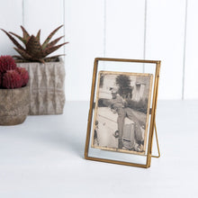 Load image into Gallery viewer, Standing Frame 15 x 10cm in Brass

