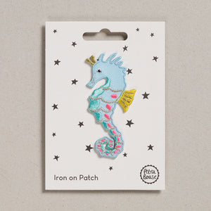 Iron on Patch Seahorse by Petra Boase