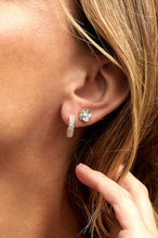 Load image into Gallery viewer, Estella Bartlett Silver Buttercup Ear Studs With Pearl
