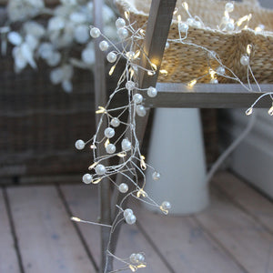 Pearl Cluster String Lights Mains Operated - Gazebogifts