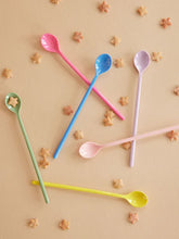 Load image into Gallery viewer, Melamine Latte Spoon, Set of Six - Flower Me Happy
