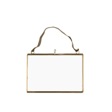 Load image into Gallery viewer, Landscape Hanging Brass Frame 15 x 10cm
