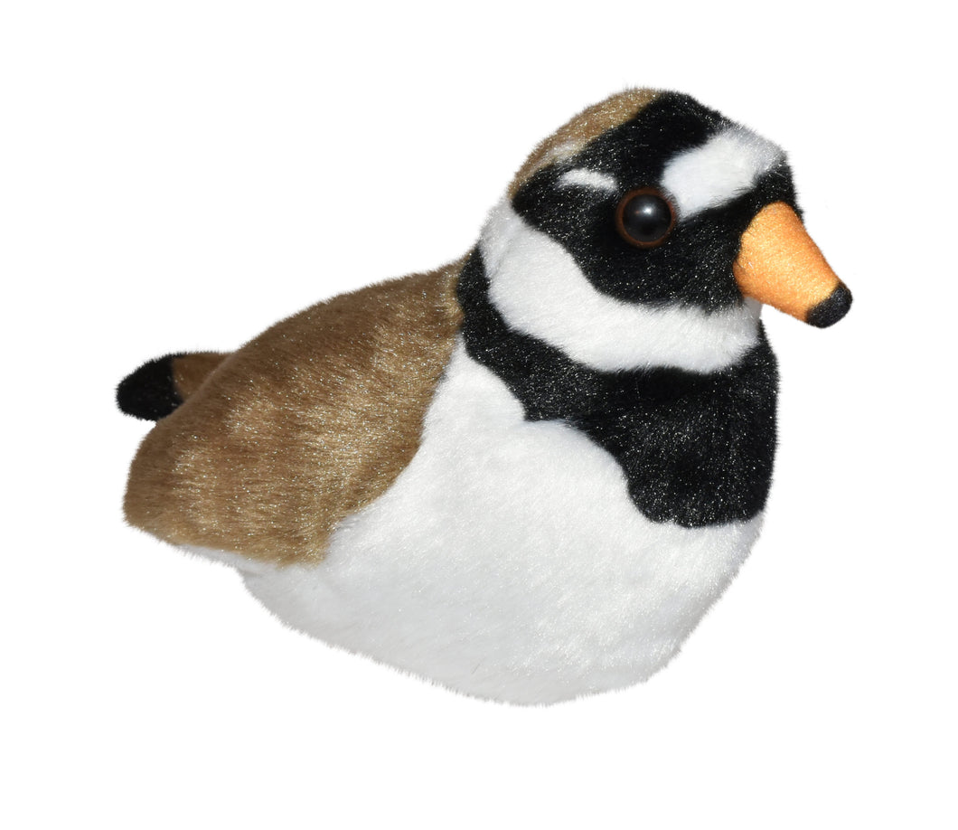 RSPB Plush Bird With Real Bird Call - Ringed Plover - Gazebogifts
