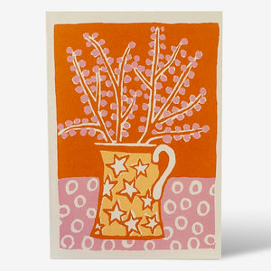 Card Jug & Blossom by Cambridge Imprint