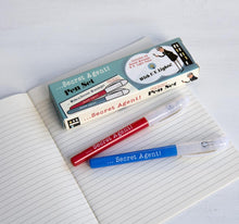 Load image into Gallery viewer, Set Of 2 Secret Agent Spy Pens
