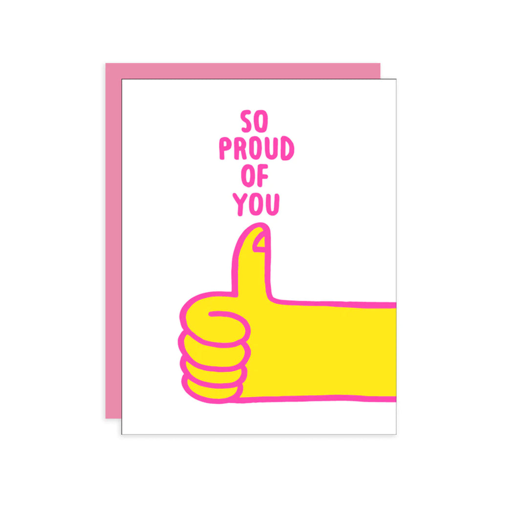So Proud Of You Thumb Card
