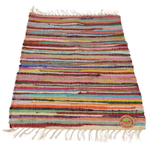 Load image into Gallery viewer, Recycled Multi-Coloured Rag Rug
