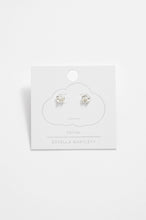 Load image into Gallery viewer, Estella Bartlett Silver Buttercup Ear Studs With Pearl
