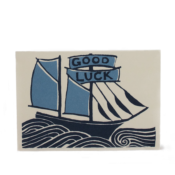 Good Luck Ship Card by Cambridge Imprint