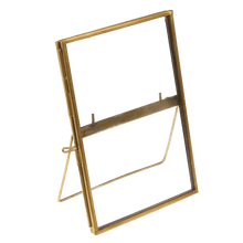 Load image into Gallery viewer, Standing Frame 15 x 10cm in Brass
