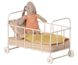 Maileg, Cot Bed, Micro - Rose