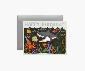 Shark Under The Sea Birthday Card by Rifle Paper Co.