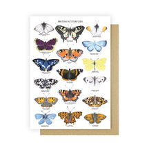 Load image into Gallery viewer, British Butterflies Greetings Card - Gazebogifts
