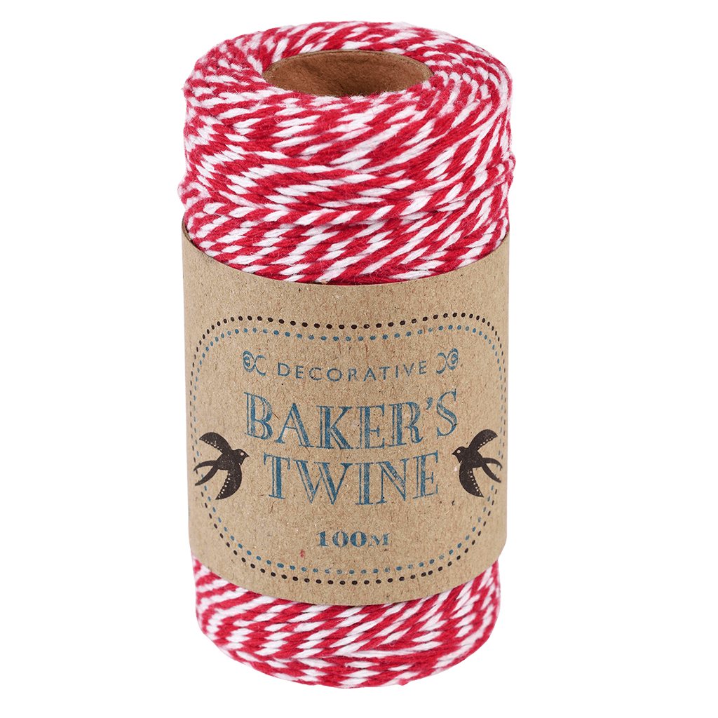 Red & White Bakers Twine