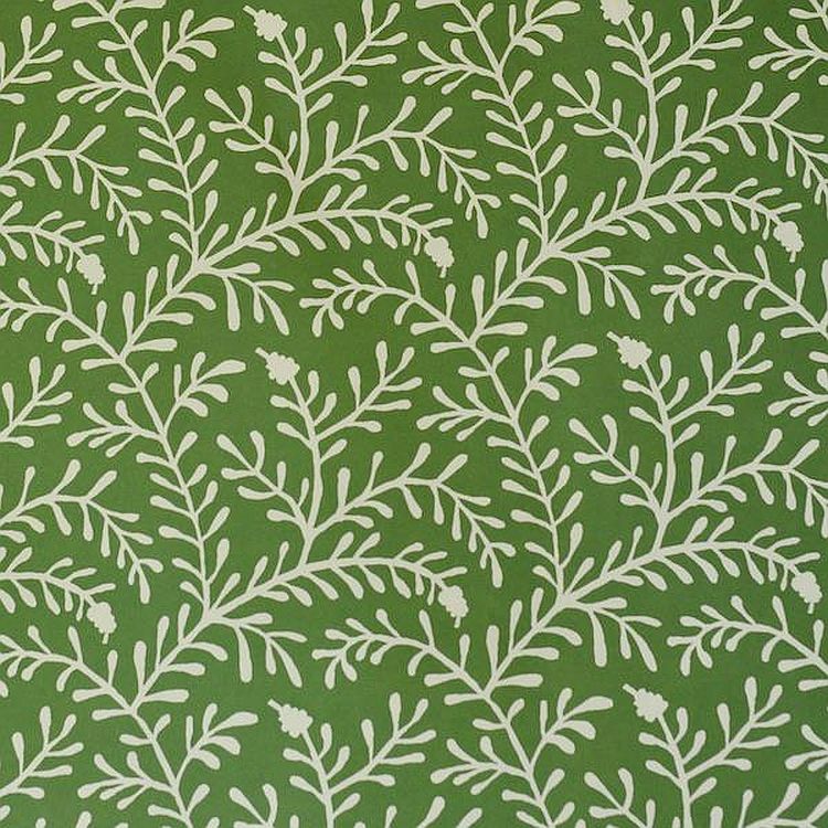Cambridge Imprint Patterned Paper By Peggy Angus - Sprig, Pea Green