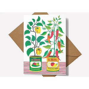 Chilli Peppers Greeting Card