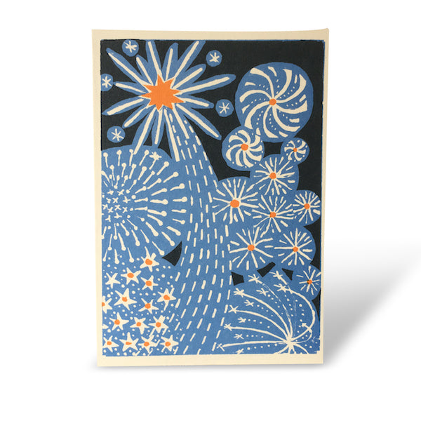 Fireworks Greetings Card by Cambridge Imprint