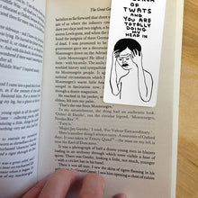 Load image into Gallery viewer, David Shrigley Magnetic Bookmark - You Are a Bunch of Twats
