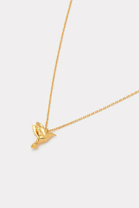 Gold Plated Hummingbird Necklace