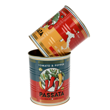 Load image into Gallery viewer, Set of 2 Passata Storage Tins
