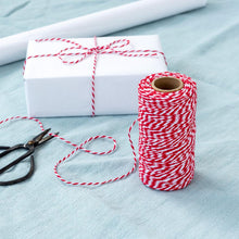 Load image into Gallery viewer, Red &amp; White Bakers Twine
