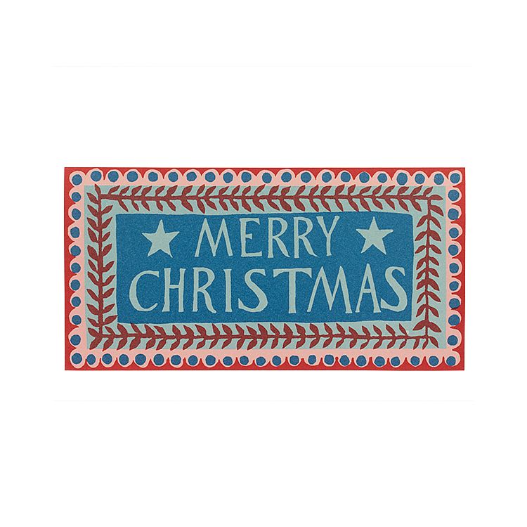 Long Card, Merry Christmas Pattern by Cambridge Imprint