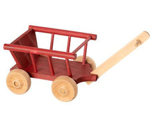 Load image into Gallery viewer, Maileg Wagon, Micro - Dusty Red - Gazebogifts
