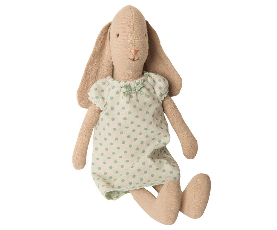 Maileg Bunny, Size 2 in Nightgown - Mint - Gazebogifts