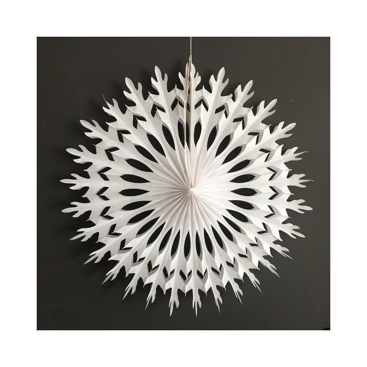 Paper Fan Snowflake - Large Heart