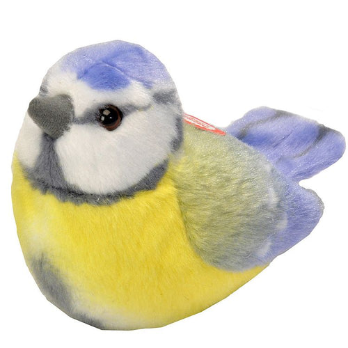 RSPB Plush Bird With Real Bird Call Blue Tit - Gazebogifts