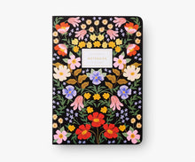 Load image into Gallery viewer, Rifle Paper Co. Set of 3 Bramble Stitched Notebooks
