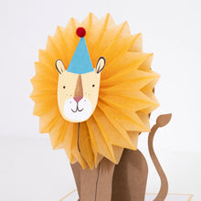 Load image into Gallery viewer, Meri Meri Honeycomb Lion Card - Happy Birthday
