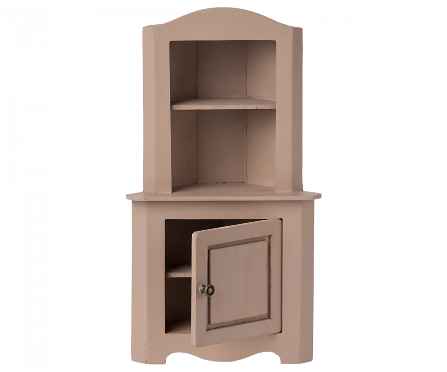 Miniature Corner Cabinet  - Rose  by Maileg