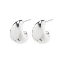 Load image into Gallery viewer, ADRIANA Chunky Mini Hoop Earrings Silver Plated by Pilgrim
