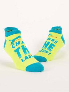 Chase The Laser Sneaker Socks by Blue Q