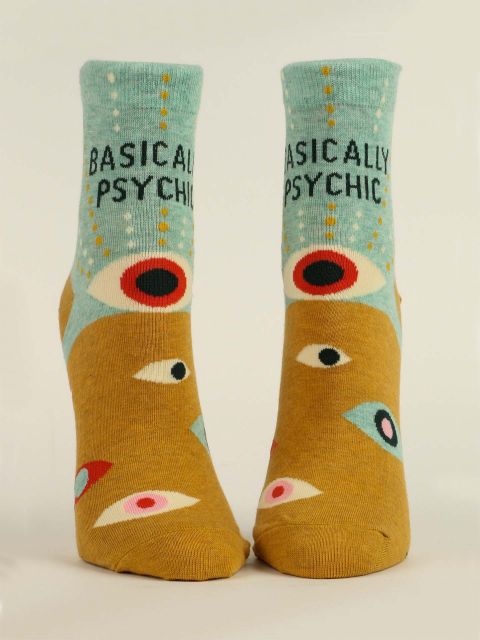Basically Psychic Women's Ankle Socks by Blue Q