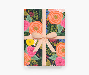 Rifle Paper Co. Juliet Rose Gift Wrap Roll x 3