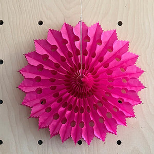 Paper Fan Pink by Petra Boase