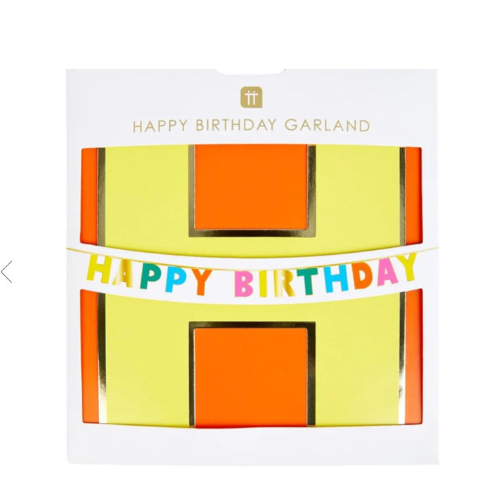 Happy Birthday Garland by Talking Tables