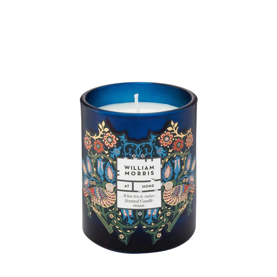 William Morris White Iris & Amber  Scented Candle