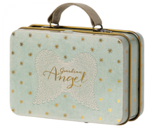 Load image into Gallery viewer, Angel Little Sister Mouse in Suitcase by Maileg
