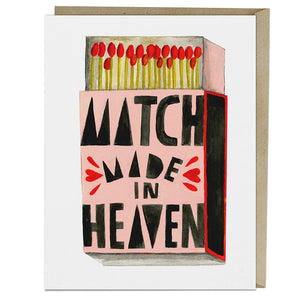 Match Made In Heaven Card by Lisa Congdon