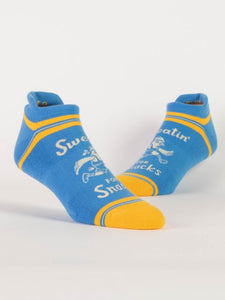Sweating For Snacks Sneaker Socks by Blue Q