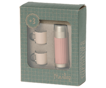 Load image into Gallery viewer, Thermos and Cups Soft Coral by Maileg
