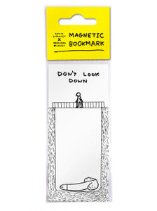 David Shrigley Magnetic Bookmark, Don't Look Down